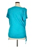 Old Navy 100% Rayon Teal Short Sleeve Top Size 1X - photo 2