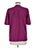Lands' End 100% Polyester Burgundy 3/4 Sleeve Blouse Size 6 - photo 2