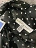 Maison d' Amelie Polka Dots Black Long Sleeve Blouse Size XL - photo 7