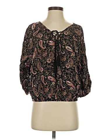 En Creme 3/4 Sleeve Blouse (view 1)