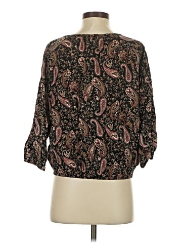 En Creme 3/4 Sleeve Blouse (view 2)
