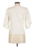 Ella Moss White Short Sleeve Blouse Size M - photo 2