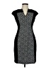DressBarn Chevron-herringbone Black Cocktail Dress Size 6 (petite) - photo 1