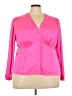 Torrid Pink Long Sleeve Blouse Size 3X Plus (3) - photo 1