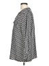 Norm Thompson Polka Dots Silver Long Sleeve Blouse Size L - photo 5