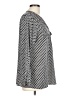 Norm Thompson Polka Dots Silver Long Sleeve Blouse Size L - photo 4