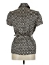 DressBarn Black Short Sleeve Blouse Size M - photo 2