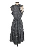 Lilya Polka Dots Gray Cocktail Dress Size S - photo 2