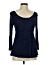 Lily Rose Blue Long Sleeve Top Size M - photo 1