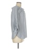 E3 by Etcetera 100% Cotton Gray 3/4 Sleeve Blouse Size 6 - photo 4