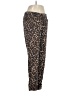 IMAN Animal Print Brown Casual Pants Size M - photo 4