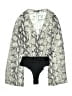 Missguided 100% Polyester Silver Bodysuit Size 6 - photo 2