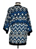Monteau 100% Polyester Blue Kimono Size S - photo 2