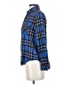 Rails 100% Rayon Plaid Blue Long Sleeve Button-Down Shirt Size S - photo 5