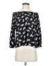 Aqua 100% Polyester Black 3/4 Sleeve Blouse Size S - photo 1