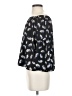 Aqua 100% Polyester Black 3/4 Sleeve Blouse Size S - photo 5