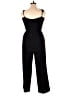 Unbranded 100% Polyester Solid Black Jumpsuit Size L - photo 2