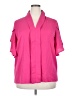 Stylewe Pink Short Sleeve Blouse Size 2X - photo 1