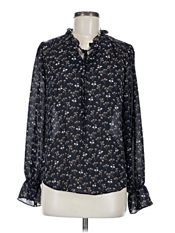 Net Collection Long Sleeve Blouse (view 1)