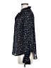Net Collection 100% Polyester Floral Blue Long Sleeve Blouse Size 8 - photo 5