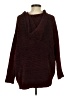 Splendid 100% Polyester Solid Burgundy Pullover Sweater Size XS - photo 2
