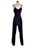 Monteau Solid Blue Jumpsuit Size S - photo 2