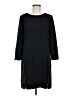 J.Crew Solid Black Casual Dress Size 8 - photo 1