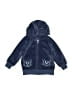 Lupilu 100% Polyester Blue Zip Up Hoodie Size 74/80 - photo 1