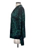 Unbranded Animal Print Teal Long Sleeve Blouse Size S (estimated) - photo 5