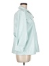 Alfani 100% Polyurethane Teal Raincoat Size M - photo 4