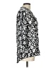 Monday Fun 100% Rayon Animal Print Silver 3/4 Sleeve Blouse Size L - photo 4
