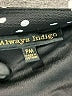 Always Indigo Polka Dots Black Casual Dress Size M (petite) - photo 7