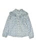Crewcuts 100% Cotton Blue Long Sleeve Blouse Size 16 - photo 1