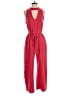 Evereve 100% Polyester Solid Red Jumpsuit Size S - photo 1