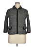 Lafayette 148 New York Chevron-herringbone Gray Jacket Size 14 (petite) - photo 1
