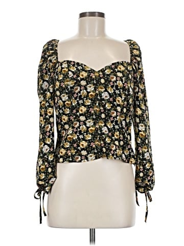 Topshop Long Sleeve Blouse (view 1)