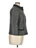 Lafayette 148 New York Chevron-herringbone Gray Jacket Size 14 (petite) - photo 4