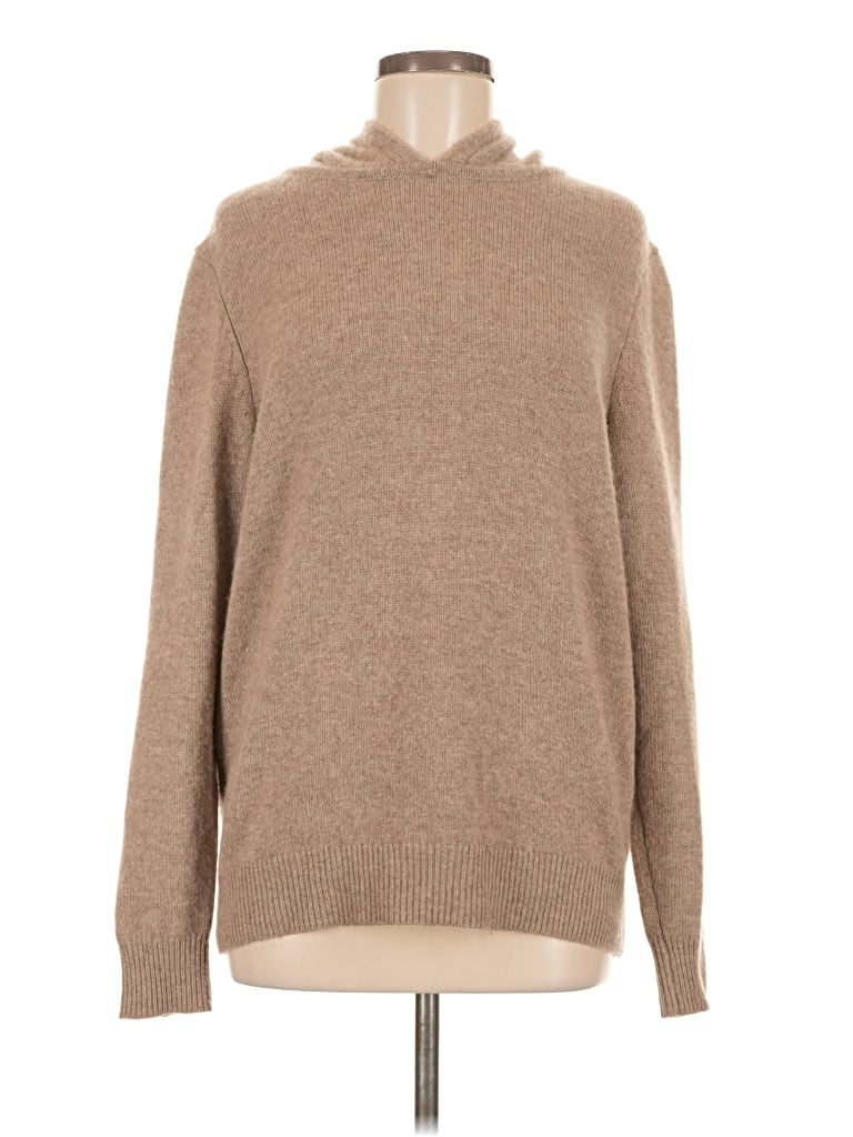 Pre-owned Jenni Kayne Cashmere Pullover Sweater In Brown
