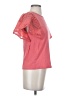 Self Contrast 100% Cotton Pink Short Sleeve Top Size XS - photo 4