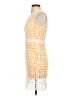 Eilly Bazar 100% Polyester Print Yellow Casual Dress Size XS - photo 5