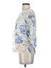 Vanessa Virginia Blue Short Sleeve Blouse Size 0 - photo 5