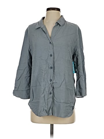 Jams World 3/4 Sleeve Button-Down Shirt (view 1)