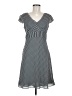 Ann Taylor 100% Polyester White Casual Dress Size 6 - photo 1