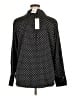 Maison d' Amelie Polka Dots Black Long Sleeve Blouse Size XL - photo 2
