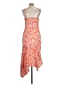 BHLDN Floral Orange Pink Cocktail Dress Size L - photo 2