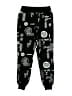 Justice Active Graphic Black Casual Pants Size 10 - photo 1