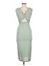 Antistar Chevron-herringbone Green Cocktail Dress Size M - photo 2