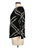 Chico's Argyle Stripes Black Pullover Sweater Size Med (1) - photo 5