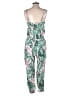 Old Navy 100% Rayon Tropical Green Jumpsuit Size S - photo 2
