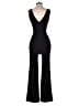 Crystal Sky Solid Black Jumpsuit Size XS - photo 2